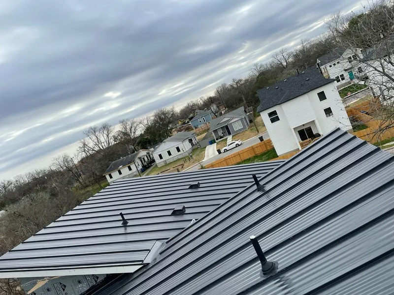 Standing seam metal roof panels with vents for Skylight Repair in Fort Riley
